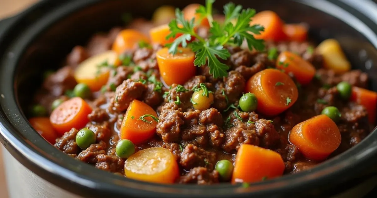 ground beef crock pot recipes