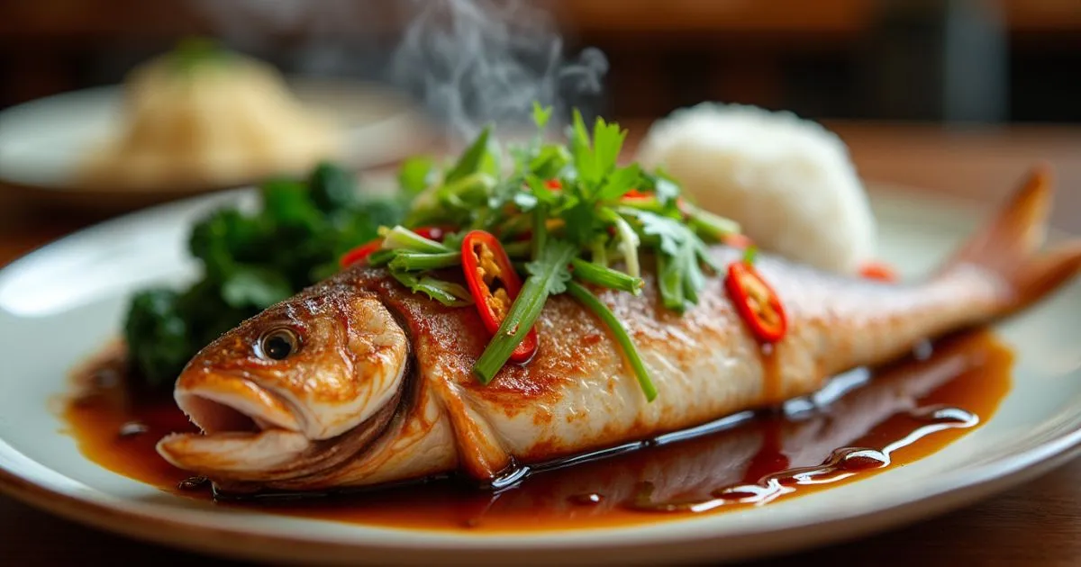 steamed snapper