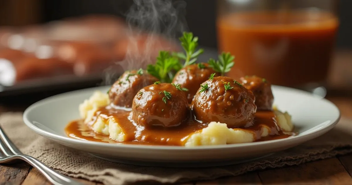 swedish meatballs with frozen meatballs