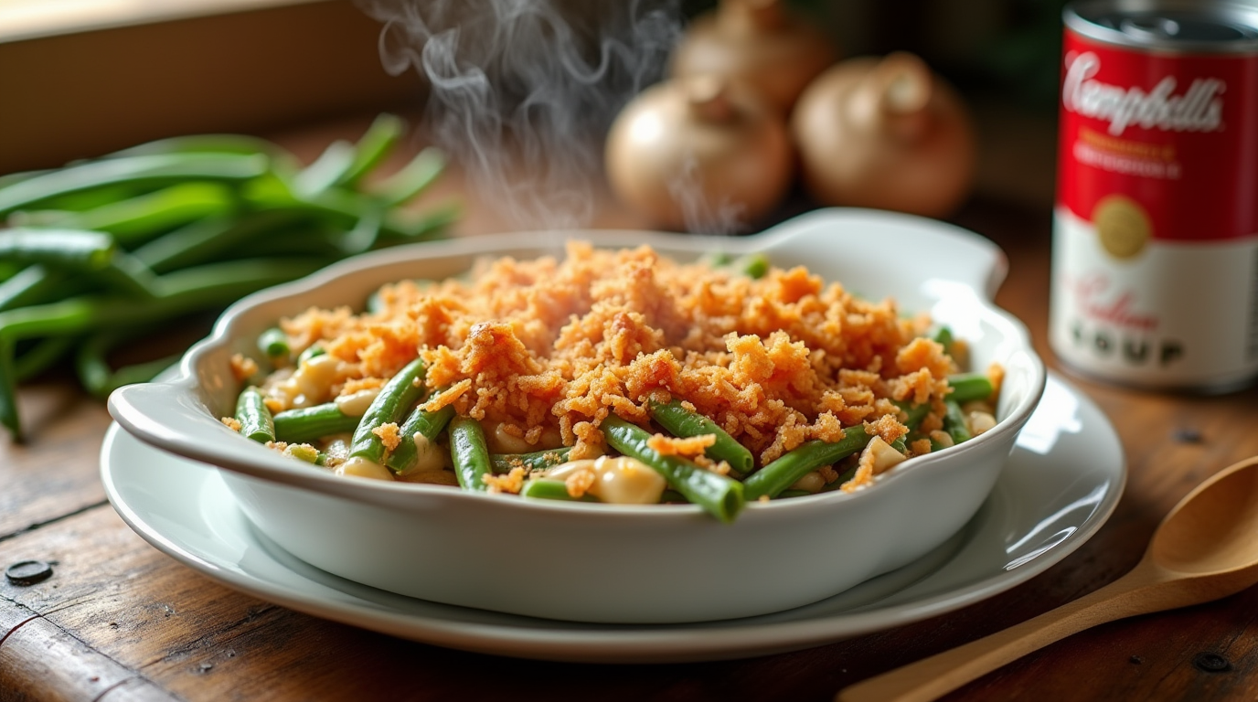 campbell soup green bean casserole recipe